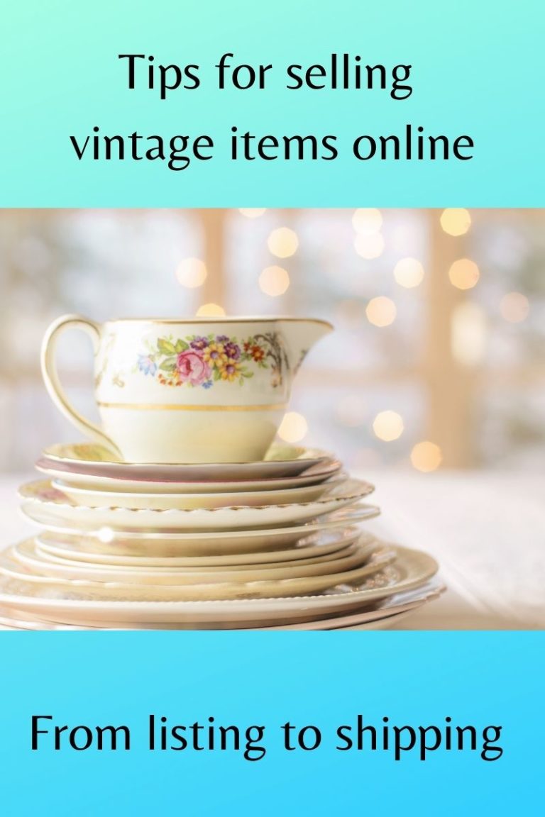 Tips for selling vintage items on various sites